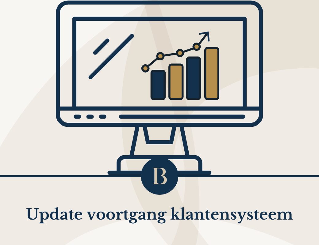 Update voortgang nieuw klantensysteem